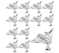 COHEALI 20 Pièces Pieds Décoratifs pour Boîte à Bijoux en Alliage de Zinc | Style Rétro Délicat, Protection D’angle, Installation Facile, Vis, pour Coffret en Bois