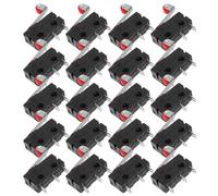 COHEALI 20pièces Micro Interrupteur avec Levier à Micro Switch Miniature Spdt pour Réparation Électroménager Composants Électroniques et Machines Industrielles