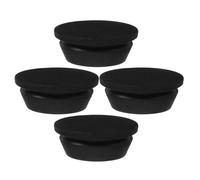 COHEALI 4 Bouchons en Caoutchouc Noir pour Unité Extérieure de Climatisation, Installation Facile et Étanchéité Haute Efficacité, Lot de 4 Pièces pour Accessoires