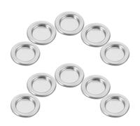 COHEALI 40 Pièces Brûleur de Parfum Plateau Portable Décoratif en Alliage D'aluminium Argenté en Tour, Design Élégant et Stabilisateur pour Cônes de Parfum pour Usage Bureau et Maison