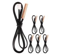 COHEALI 6 Pièces Capteur de Température à Thermistance en Cuivre 10k pour Air Conditionné, Sonde de Température Précise de 38cm pour Ambiance Estivale et Contrôle Climatique