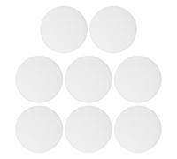 COHEALI 8 Pièces Cache-luminaire Anti-éblouissement Diffuseur de Lumière LED Rond 5,27 Pouces en Plastique Blanc, Protection Oculaire pour Spot Encastré au Plafond, Maison et Chambres