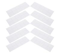 COHEALI 80 Pièces Porte-étiquette Adhésive en Pvc Transparent Dos Adhésif Fort, Pochette Portable pour Bureaux et Étagères, pour Organiser et Protéger les Cartes