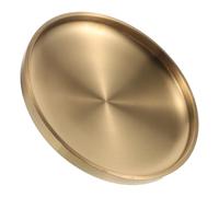 COHEALI Acier Inoxydable Bol et Bijoux Rond Doré Décoratif pour Entrée | Rangement Pratique pour Clés et Bibelots, Placement Polyvalent, Style Moderne Minimaliste, Usage Entrée