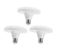 COHEALI Ampoule LED E27 3 Pièces, PC Blanc, Éclairage Puissant Salon | Remplacement à Vis, Installation Rapide, Lumière pour Chambre, Plafonniers et Usage Commercial Industriel