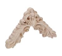 COHEALI Applique en Bois Sculpté Européen pour Meubles et Miroirs, Motifs Gravés Complexes, Matériau Bois Naturel, Décoration Murale Élégante et Sophistiquée pour Intérieur