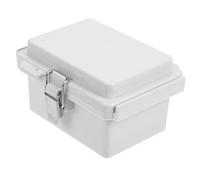 COHEALI Boîte de Jonction Électrique Étanche Ip67 en Abs et Acier Inoxydable, Coffret Robuste Couvercle à Charnière pour Usage Extérieur et Connexion Lampes LED