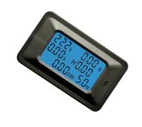 COHEALI Compteur D'énergie Voltmetre et Ampèremètre en Plastique Noir 5000w 20a 110 pour Réfrigérateur et Réservoir, Mesure du Courant Qualité Électrique