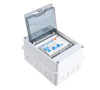 COHEALI Disjoncteur Courant Nominal 6-63a à 5 Voies Étanche Ip54 Miniature en Nylon, Capacité de Coupure Élevée pour Caravanes et Dépendances Sécurisées