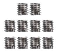 COHEALI Écrous Filetés Inox M2 X M4 X 4 MM Lot de 10, Inserts Filetés pour Fixation Bois, Accessoires pour Assemblage Mobilier et Applications de Moulage