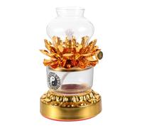 COHEALI Lampe à Beurre Décorative Légère en Alliage de Zinc et Verre, | Culte Bouddhique, Décoration Maison ou Temple, Format Compact, Design Créatif