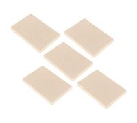 COHEALI Lot de 5 Raclettes en Laine Beige pour Film Vinyle, Outils Universels pour Pose de Films Teintés sur Verre, Résilience Optimale pour Covering Voiture