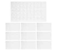 COHEALI Lot de 500 Autocollants de Colle Double Face Ronds Transparents en Acrylique, Adhésif Mural sans Trace Finition Invisible, pour Projets DIY et Décoration