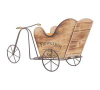 COHEALI Modèle pour Rangement Jardinière Fer Décoration Vélo Vintage de Bois en Unique pour Sculpture de Vélo Rétro et Table Cheminée