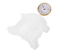 COHEALI Moule Silicone Résistant la Chaleur pour Horloge Murale Chiffre Romain avec Mécanisme, Réutilisable, pour Projets DIY de Résine Artisanale