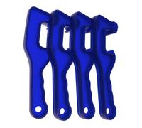 COHEALI Ouvre-couvercle Outil Résistant et Facile à Ouvrir Bleu de Seau 4pcs en Plastique pour Couvercles de Seaux et Pots de Peinture, pour Garage et Restauration
