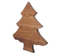 COHEALI Planche à Découper Multifonction Sapin de Noël, en Bois Plateau | Motif Festif Élégant, Usage pour Légumes et Présentation, Résistante, Solide, Ambiance de Fête