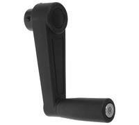 COHEALI Poignée tournante en plastique noire avec trou rond de 10 mm, poignée de remplacement pour perceuse à colonne et générateur, prise ergonomique pour établi, camping et kit