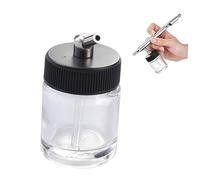 COHEALI Pot d'Aérographe en Verre 22 ml pour 125 128 128P 128A 182 182A