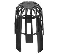COHEALI Protection de Gouttière en Plastique Noir, Grille de Gouttière Circulaire Anti-obstruction, Protège-gouttières Résistante pour Évacuation Rapide, Adaptée pour Jardins et Toitures,