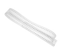 COHEALI Règle Souple Transparente en Plastique 100 Cm Haute Précision Portable avec Double Graduation pour Projets D'ingénierie et Mesures Géométriques
