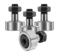 COHEALI Rouleau à Aiguilles 4pcs Roulement à Rouleaux 0.69x0.39x0.39 Pouces Structure Galet de Came Adapté aux Machines-outils Industrielles Acier