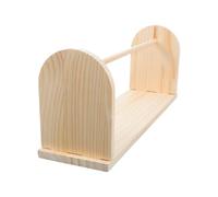 COHEALI Support de Rouleau de Papier Robuste et Compact Bois de Bureau Distributeur de Papier Artisanal pour Utilisation Table