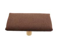 COHEALI Tabouret à Genoux en Bois Banc de Contemplation avec Coussin, Bois et Coton, Café, Ergonomique, pour Yoga Assis, Prière, Bureau et Diverses Activités