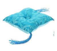 COHEALI Tapis de Bol Chantant Bouddhiste pour Bol Sonore Coussin Protecteur Pratique en Tissu Bleu Style Népalais Broderie Décorative Élégante Couleur Aléatoire