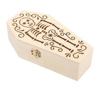 COHEALI Urne Funéraire pour Animaux en Bois Beige, Surface Lisse et Sûre, Boîte Cercueil Pratique pour Cendres de Chien, Maison ou Paquet