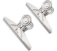 Coideal Pince à Papier Extra Large 20 cm, 2 Pcs Grande Pince à Dessin Pince Papier Clips Métal, Gross Pince Bouledogue pour Bureau, Scolaires, Cuisine