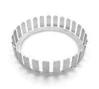 Coiffe en Acier Inoxydable | Couronne pour Le Gril à plaques de feu Grillrost.COM avec Trou de feu de 35cm