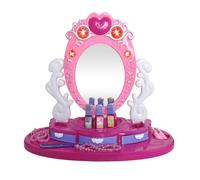 Coiffeuse 1 miroir ensemble avec accessoires version table petit studio de beauté 8674