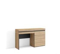 Coiffeuse, 127x35x75 cm, Avec tiroir, Commode, Buffet, Chêne, RF3476
