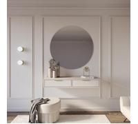 Coiffeuse 2 tiroirs - VENA - 110 cm - cachemire
