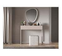 Selsey Derriva Coiffeuse 91 cm avec façades rainurées Beige Clair 91 cm