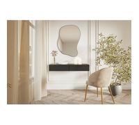 Coiffeuse avec tiroir - VELDIO - 110 cm - suspendu - noir