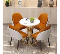 Coiffeuse, chaise de salle à manger, coiffeuse, tabouret, décoration de jardin, maison, ensemble de 4 bancs d'angle pliables avec 6 mini conférence, cuisine, salle de séjour, ronde, plastique, petite