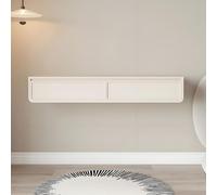Coiffeuse d'angle Murale,Coiffeuse Flottante avec Tiroirs,Console au Mur,Table de Chevet Flottante,pour Salon,Entrée,Chambre,Minimaliste