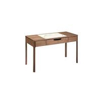 Coiffeuse en bois de noyer et marbre 7043C, 120 x 55 x 76 cm. -