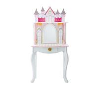 Coiffeuse Enfant Tabouret Miroir Rose avec Miroir Fille Fantasy Fields Teamson TD-12951A