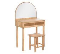 Coiffeuse et tabouret enfant hévéa 55x100cm