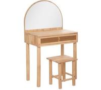 Coiffeuse et tabouret enfant Campagne Atmosphera Beige G
