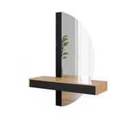 Coiffeuse Melisa, 120cm avec 2 tiroirs, Noir, Vicco 47688