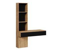 Coiffeuse Melora, 100cm, Chêne/Noir, Vicco 57982