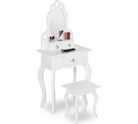 Coiffeuse pour enfants avec tabouret