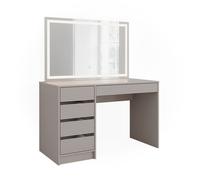 Coiffeuse Sherry, 120cm avec miroir LED, Cachemire, Vicco 51671