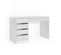 Coiffeuse Sherry, 120cm, Blanc Haute brillance, Vicco 37340