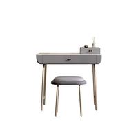 Coiffeuse Vanity Desk Set Modern Ladies Commode Simple Chambre multifonctionnelle Petite avec Tabouret Table pour Chambre