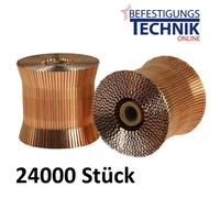 Coil Agrafe de fermeture de carton SWC743719 pour Bostitch D62ADC-E l.35mm x L.19mm KL-91 24M